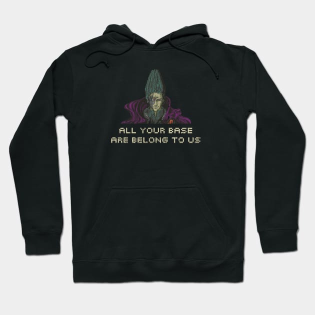 All Your Base Are Belong To Us Zero Wing Hoodie by JCD666